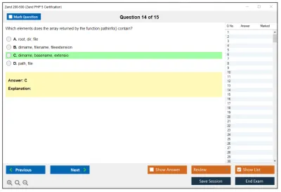 Zend 200-500 Zend PHP 5 Certification Practice test exam simulator test engine exam Prep practice test questions answers Image 14