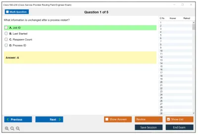 Cisco 500-230 Cisco Service Provider Routing Field Engineer Exam Practice test exam simulator test engine exam Prep practice test questions answers Image 1