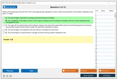 iSQI CTFL-001 ISTQB Certified Tester Foundation Level Practice test exam simulator test engine exam Prep practice test questions answers Image 2