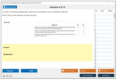Microsoft AI-102 Designing and Implementing a Microsoft Azure AI Solution Practice test exam simulator test engine exam Prep practice test questions answers Image 4