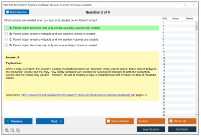 EMC E20-526 XtremIO Solutions and Design Specialist Exam for Technology Architects Practice test exam simulator test engine exam Prep practice test questions answers Image 2