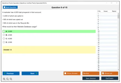 Salesforce Pardot-Specialist Salesforce Certified Pardot Specialist Practice test exam simulator test engine exam Prep practice test questions answers Image 9