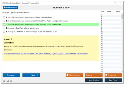 HP HPE6-A68 Aruba Certified ClearPass Professional (ACCP) 6.7 Practice test exam simulator test engine exam Prep practice test questions answers Image 9