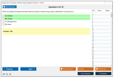 Netapp NS0-182 NetApp Certified Storage Installation Engineer - ONTAP Practice test exam simulator test engine exam Prep practice test questions answers Image 5