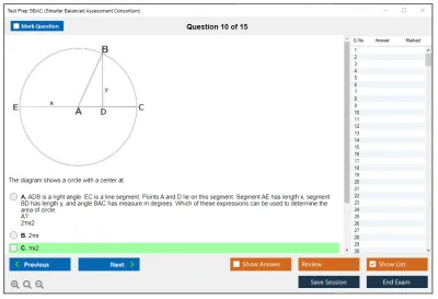 Test Prep SBAC Smarter Balanced Assessment Consortium Practice test exam simulator test engine exam Prep practice test questions answers Image 10