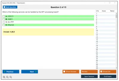 Huawei H35-260 HCSA-Field-Transmission & PTN V1.0 Practice test exam simulator test engine exam Prep practice test questions answers Image 2
