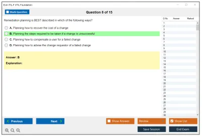 Exin ITIL-F ITIL® Foundation Practice test exam simulator test engine exam Prep practice test questions answers Image 8