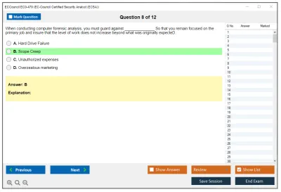 ECCouncil EC0-479 EC-Council Certified Security Analyst (ECSA) Practice test exam simulator test engine exam Prep practice test questions answers Image 8