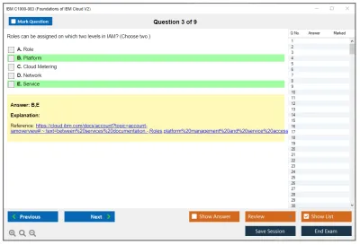 IBM C1000-083 Foundations of IBM Cloud V2 Practice test exam simulator test engine exam Prep practice test questions answers Image 3