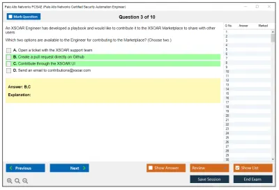 Palo Alto Networks PCSAE Palo Alto Networks Certified Security Automation Engineer Practice test exam simulator test engine exam Prep practice test questions answers Image 3