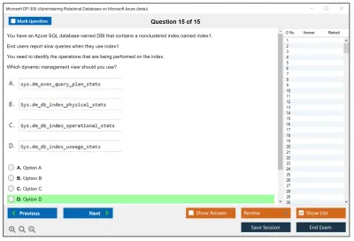 Microsoft DP-300 Administering Relational Databases on Microsoft Azure Practice test exam simulator test engine exam Prep practice test questions answers Image 15