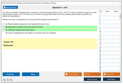 EMC E20-526 XtremIO Solutions and Design Specialist Exam for Technology Architects Practice test exam simulator test engine exam Prep practice test questions answers Image 1