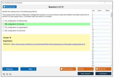ITIL ITILFND-V4 ITIL 4 Foundation Practice test exam simulator test engine exam Prep practice test questions answers Image 5