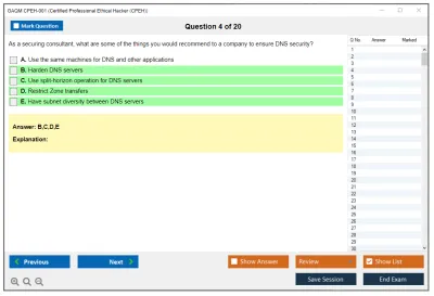 GAQM CPEH-001 Certified Professional Ethical Hacker (CPEH) Practice test exam simulator test engine exam Prep practice test questions answers Image 4