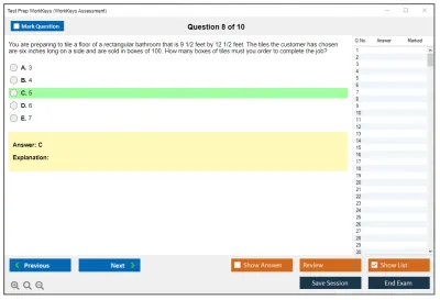 Test Prep WorkKeys WorkKeys Assessment Practice test exam simulator test engine exam Prep practice test questions answers Image 8