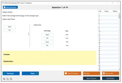 HP HPE0-S56 Building HPE Hybrid IT Solutions Practice test exam simulator test engine exam Prep practice test questions answers Image 1