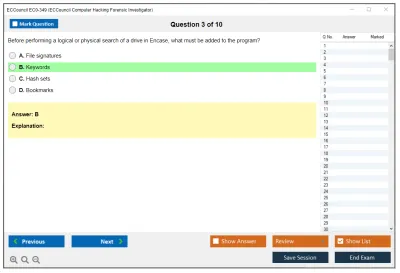 ECCouncil EC0-349 ECCouncil Computer Hacking Forensic Investigator Practice test exam simulator test engine exam Prep practice test questions answers Image 3