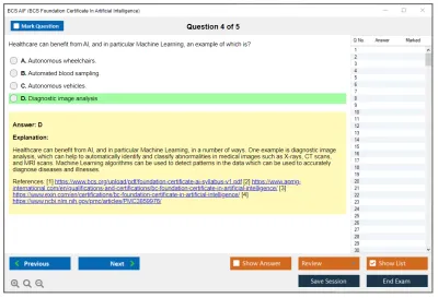 BCS AIF BCS Foundation Certificate In Artificial Intelligence Practice test exam simulator test engine exam Prep practice test questions answers Image 4