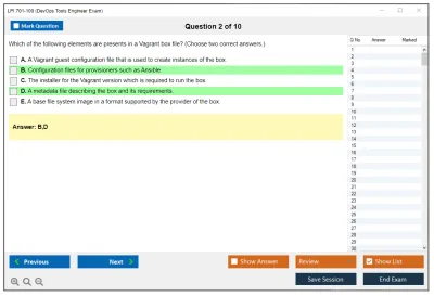 LPI 701-100 DevOps Tools Engineer Practice test exam simulator test engine exam Prep practice test questions answers Image 2
