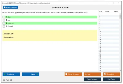 Microsoft MB2-716 Microsoft Dynamics 365 Customization and Configuration Practice test exam simulator test engine exam Prep practice test questions answers Image 5