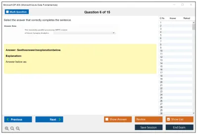 Microsoft DP-900 Microsoft Azure Data Fundamentals Practice test exam simulator test engine exam Prep practice test questions answers Image 6
