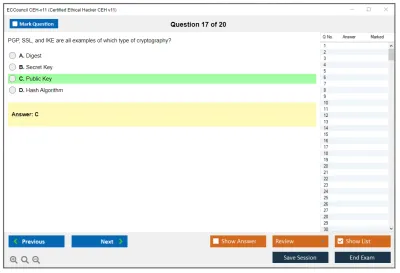 ECCouncil CEH-v11 Certified Ethical Hacker CEH v11 Practice test exam simulator test engine exam Prep practice test questions answers Image 17