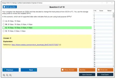 Netapp NS0-515 NetApp Certified Implementation Engineer-E-Series Practice test exam simulator test engine exam Prep practice test questions answers Image 6