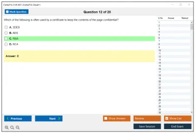 CompTIA CV0-001 CompTIA Cloud+ Practice test exam simulator test engine exam Prep practice test questions answers Image 12
