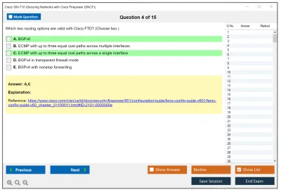 Cisco 300-710 Securing Networks with Cisco Firepower (300-710 SNCF) Practice test exam simulator test engine exam Prep practice test questions answers Image 4