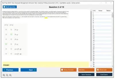 Test Prep GMAT-Test Graduate Management Admission Test (2022) Practice test exam simulator test engine exam Prep practice test questions answers Image 2