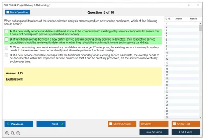 SOA S90.04 Project Delivery & Methodology Practice test exam simulator test engine exam Prep practice test questions answers Image 5