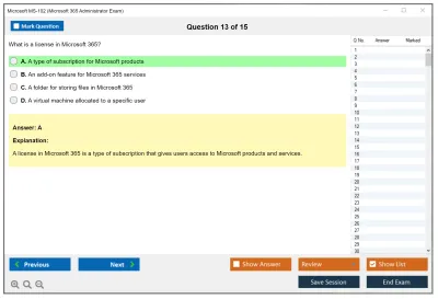 Microsoft MS-102 Microsoft 365 Administrator Exam Practice test exam simulator test engine exam Prep practice test questions answers Image 13