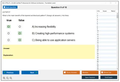 iSQI CPSA-FL ISAQB Certified Professional for Software Architecture -Foundation Level Practice test exam simulator test engine exam Prep practice test questions answers Image 2