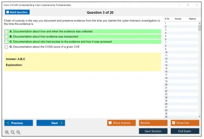 Cisco 210-250 Understanding Cisco Cybersecurity Fundamentals Practice test exam simulator test engine exam Prep practice test questions answers Image 3