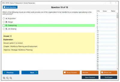 HRCI SPHR Senior Professional in Human Resources Practice test exam simulator test engine exam Prep practice test questions answers Image 19