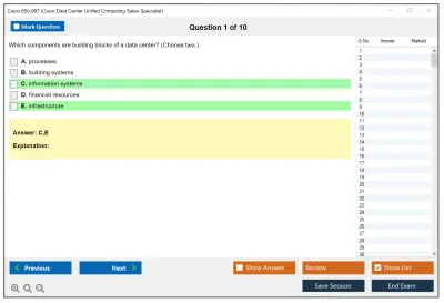 Cisco 650-987 Cisco Data Center Unified Computing Sales Specialist Practice test exam simulator test engine exam Prep practice test questions answers Image 1