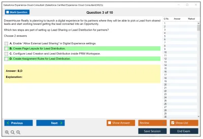 Salesforce Experience-Cloud-Consultant Salesforce Certified Experience Cloud Consultant Practice test exam simulator test engine exam Prep practice test questions answers Image 3