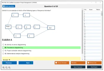 PMI PMI-100 Certified Associate in Project Management (CAPM)® Practice test exam simulator test engine exam Prep practice test questions answers Image 9