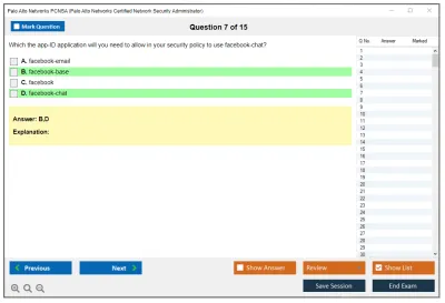 Palo Alto Networks PCNSA Palo Alto Networks Certified Network Security Administrator (PAN-OS 10.0) Practice test exam simulator test engine exam Prep practice test questions answers Image 7