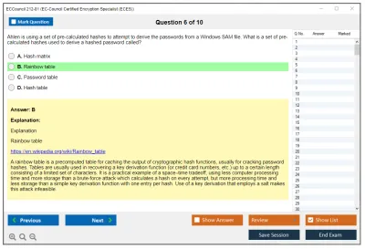 ECCouncil 212-81 EC-Council Certified Encryption Specialist (ECES) Practice test exam simulator test engine exam Prep practice test questions answers Image 6