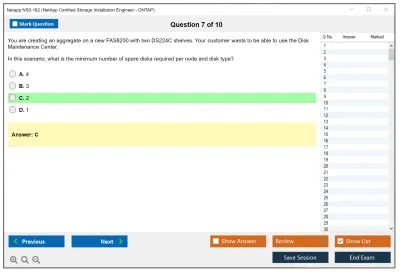 Netapp NS0-182 NetApp Certified Storage Installation Engineer - ONTAP Practice test exam simulator test engine exam Prep practice test questions answers Image 7