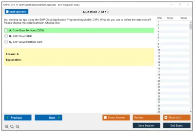 SAP C_CPI_14 SAP Certified Development Associate - SAP Integration Suite Practice test exam simulator test engine exam Prep practice test questions answers Image 7