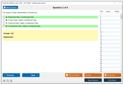 GAQM ISO-ISMS-LA ISO 27001:2013 ISMS - Certified Lead Auditor Practice test exam simulator test engine exam Prep practice test questions answers Image 2