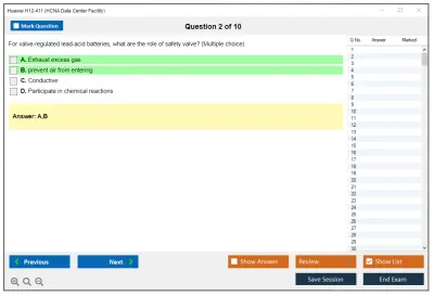 Huawei H12-411 HCNA Data Center Facility Practice test exam simulator test engine exam Prep practice test questions answers Image 2