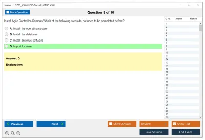 Huawei H12-723_V3.0 HCIP-Security-CTSS V3.0 Practice test exam simulator test engine exam Prep practice test questions answers Image 8