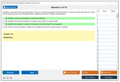 Splunk SPLK-2002 Splunk Enterprise Certified Architect Practice test exam simulator test engine exam Prep practice test questions answers Image 3