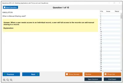 Salesforce DEV-401 Building Applications with Force.com and Visualforce Practice test exam simulator test engine exam Prep practice test questions answers Image 1