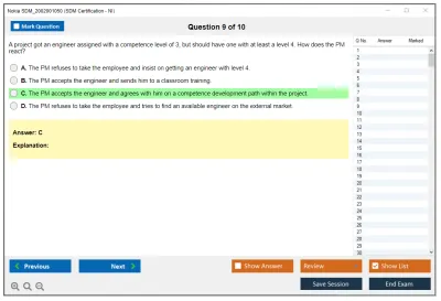 Nokia SDM_2002001050 SDM Certification - NI Practice test exam simulator test engine exam Prep practice test questions answers Image 9