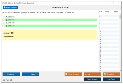 Infor M3-123 Infor Certified M3 Finance Consultant Practice test exam simulator test engine exam Prep practice test questions answers Image 3