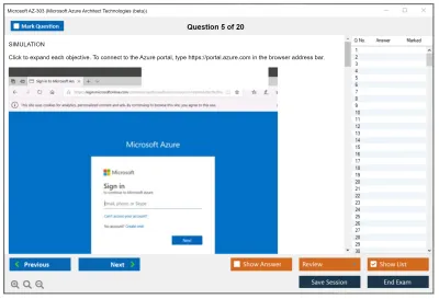 Microsoft AZ-303 Microsoft Azure Architect Technologies  Practice test exam simulator test engine exam Prep practice test questions answers Image 5